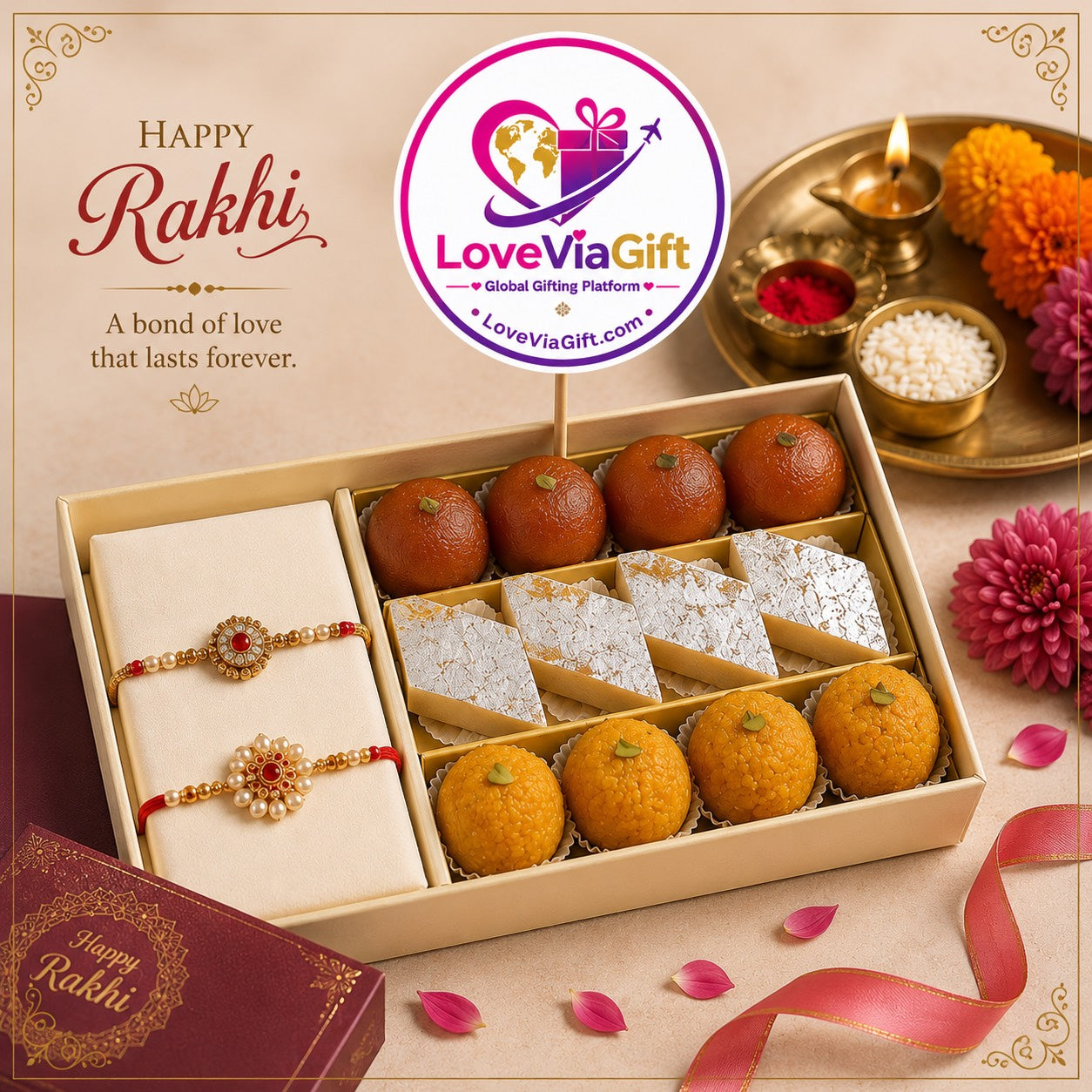 Rakhi with sweets