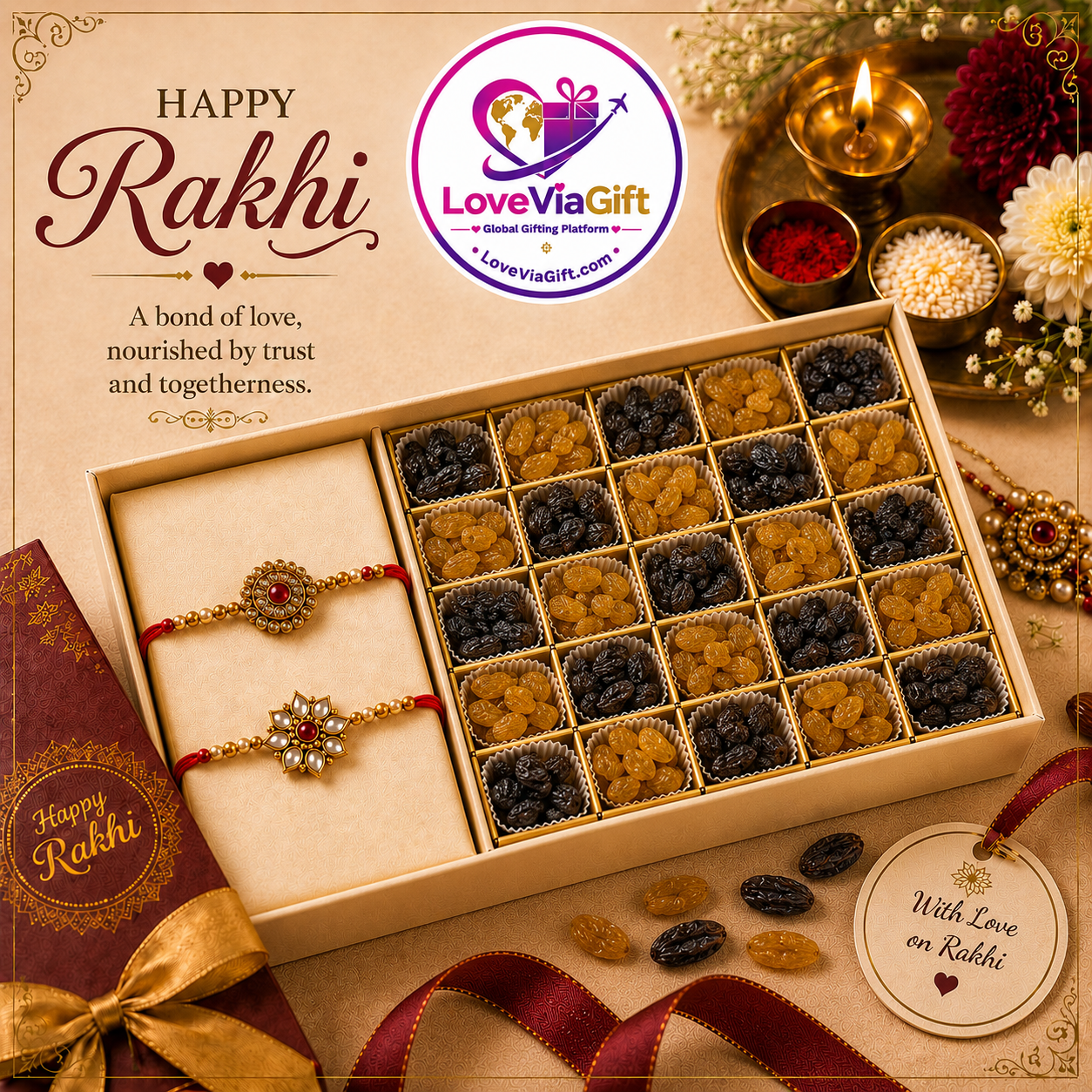 Rakhi With Kismis