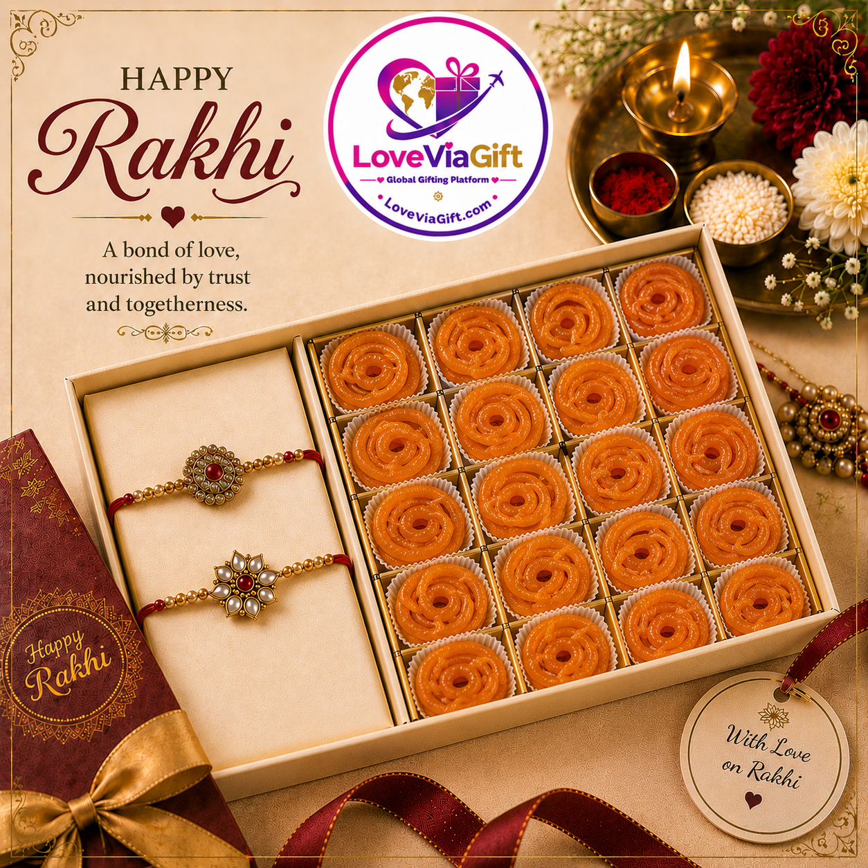 Rakhi With Jilebi