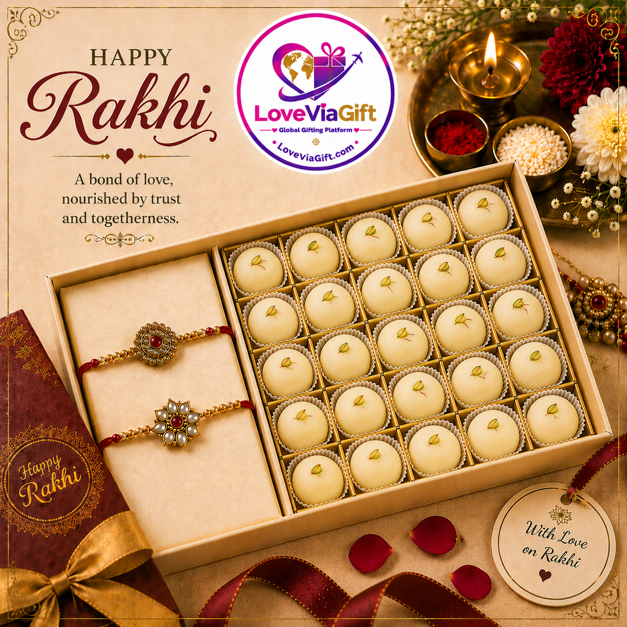 Rakhi With Rasgulla