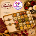 Rakhi With Mixed Sweets
