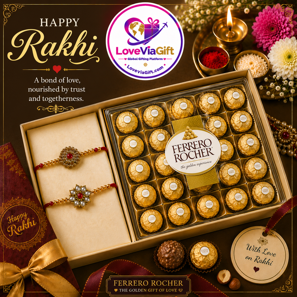 Rakhi with Ferrero 300 Grams